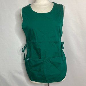 Adar Universal Bib Apron in Hunter Green